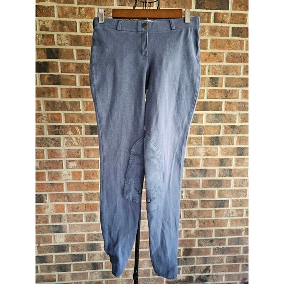 TUFF RIDER Jodhpurs Riding Breeches Blue size 26 - Picture 2 of 7